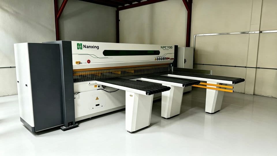 Panel Dividing Saw in the Mute Line factory, Jebel Ali