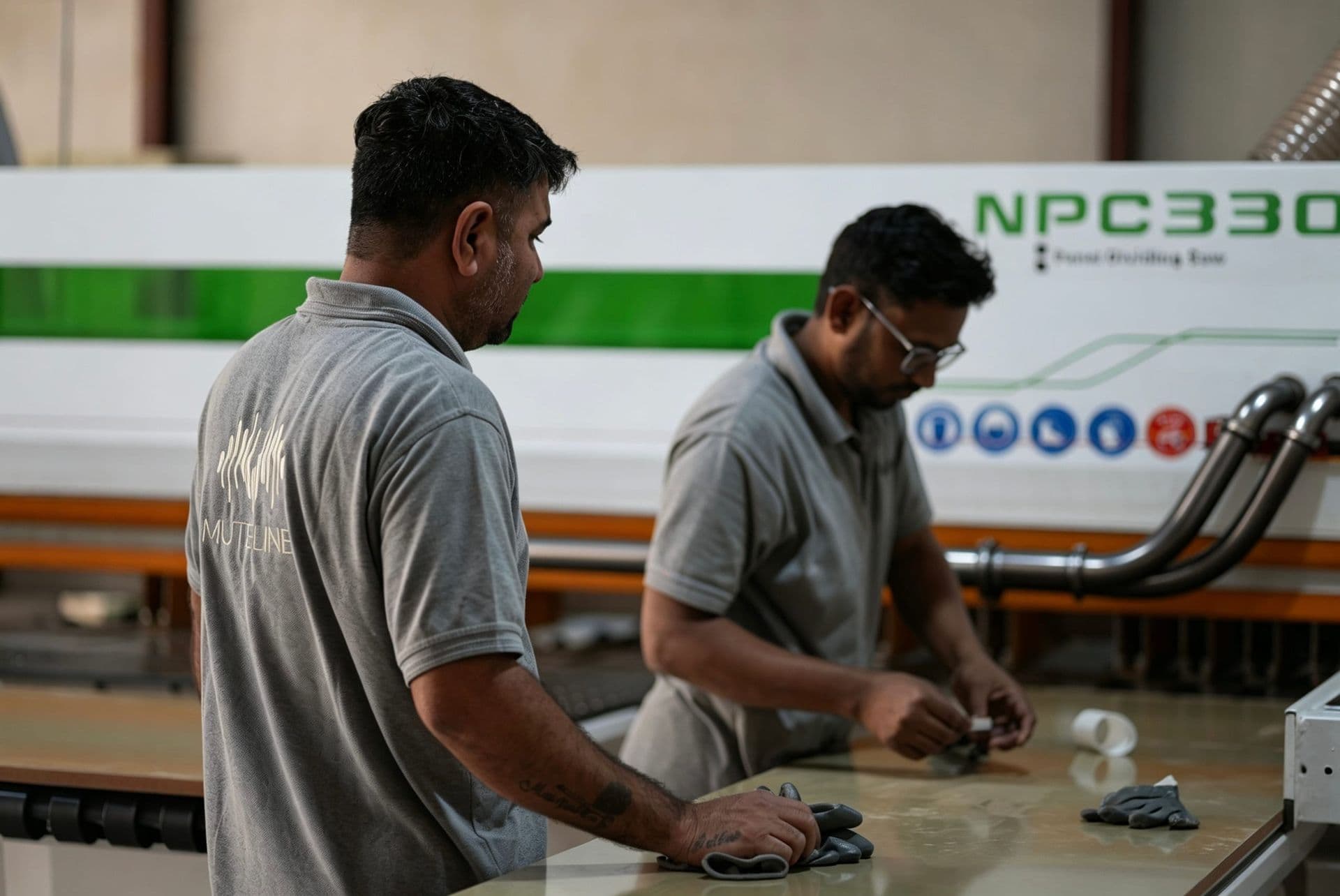 Mute Line factory in Jebel Ali