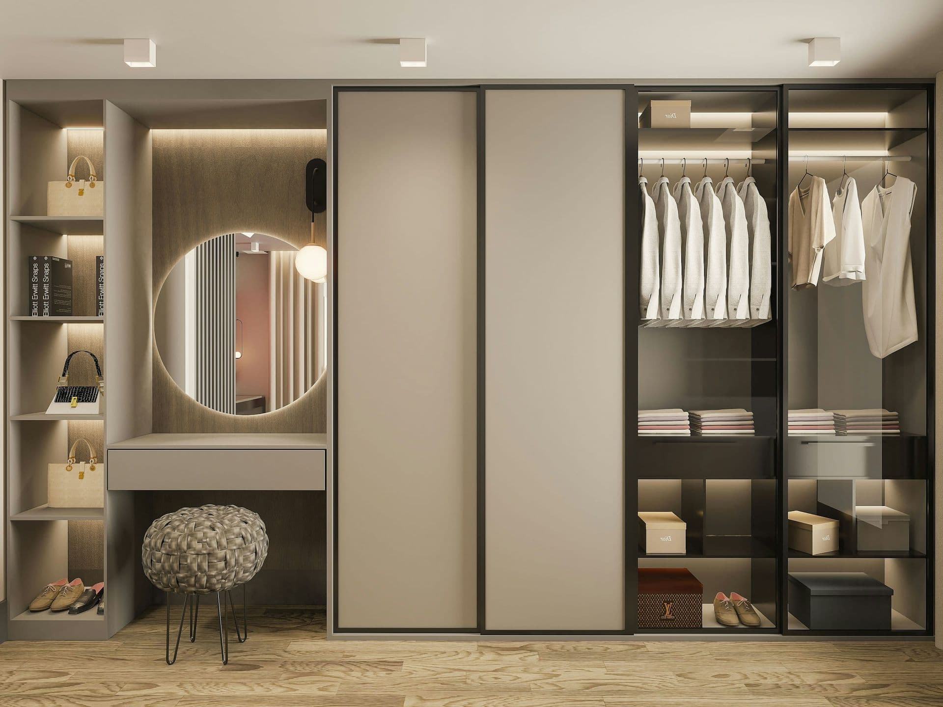 Custom Wardrobes, Walk-In Closets & TV Units in Dubai
